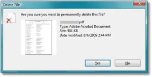 does inscryption actually delete files